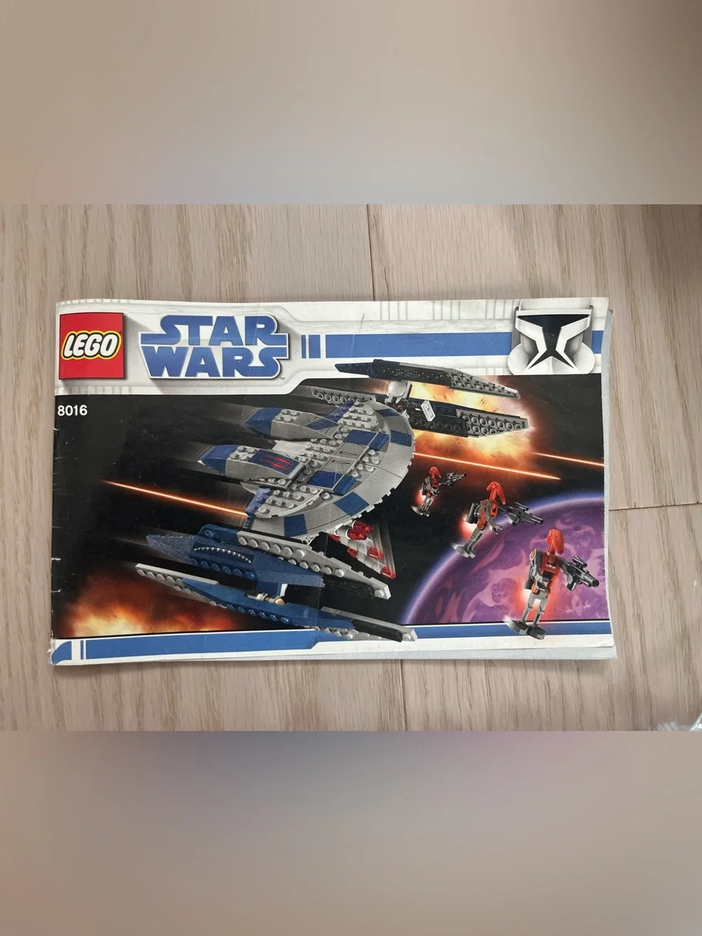 LEGO Star Wars: Hyena Droid Bomber (8016) Retired 100% Complete No Box